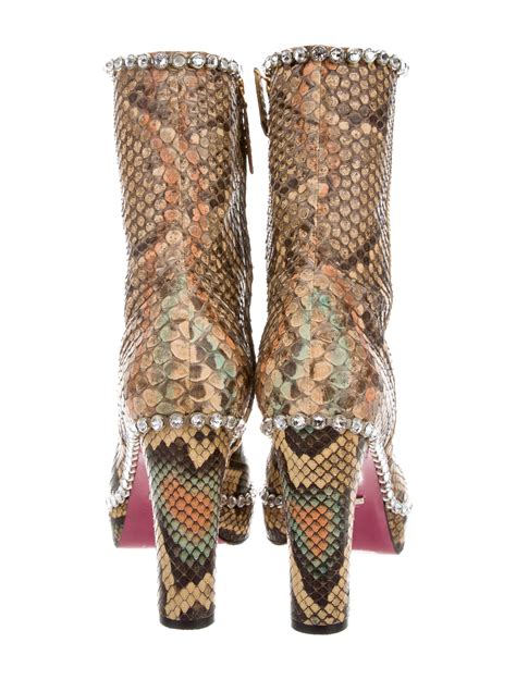 gucci coral snake boots